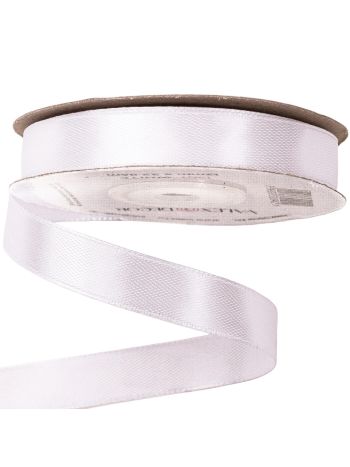 Szatén szalag 12mm x 22.86m - Fehér