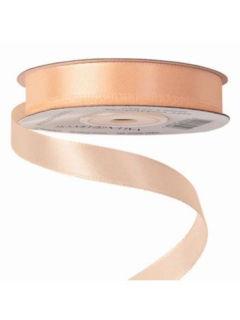 Szatén szalag 12mm x 22.86m - Világos barack