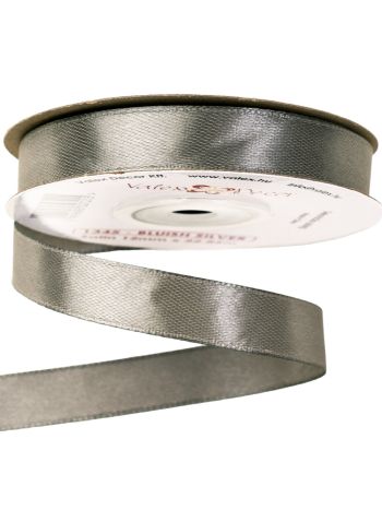 Szatén szalag 12mm x 22.86m - Kékes ezüst 12mm x 22.86m 1345