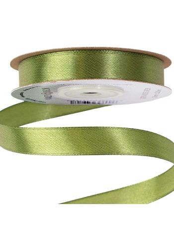 Szatén szalag 12mm x 22.86m - Mohazöld