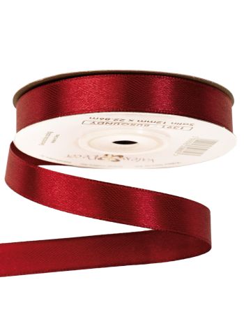 Saténová stuha 12 mm x 22,86 m - Bordeaux