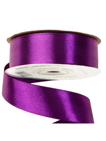 Szatén szalag 25mm x 22.86m - Sötét ibolya