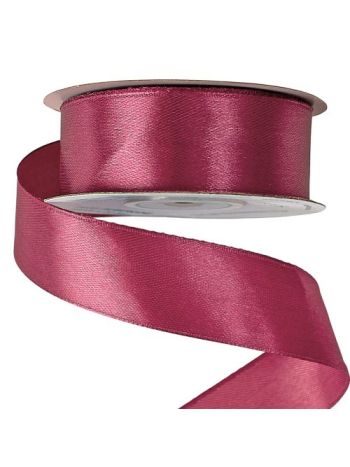 Szatén szalag 25mm x 22.86m - Padlizsánlila