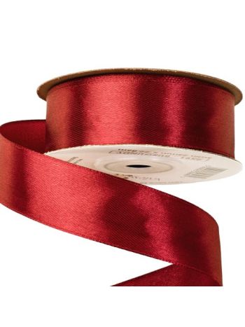 Szatén szalag 25mm x 22.86m - Bordó