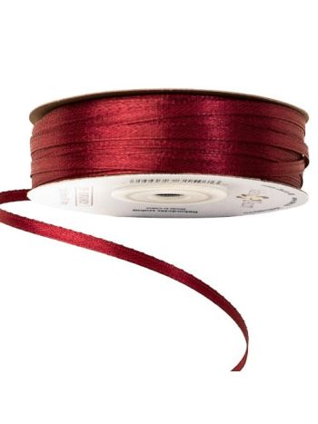 Szatén szalag 3mm x 91.44m - Bordó 3mm x 91.44m  (100yard) 3091