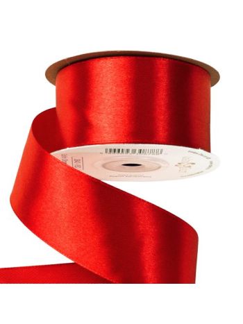 Szatén szalag 38mm x 22.86m - Piros