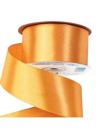 Szatén szalag 38mm x 22.86m - Pasztell narancs