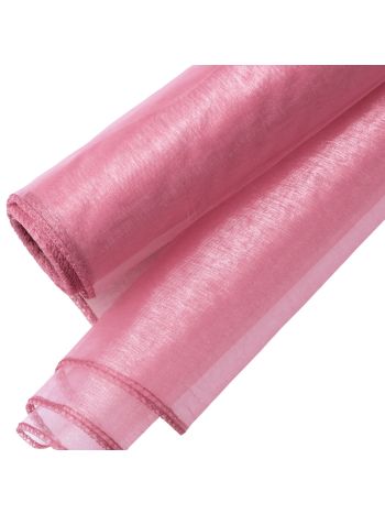 Organza 40cm x 8.2m - Őszi rózsaszín