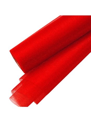 Snow organza 47cm x 10m - Piros