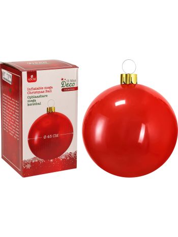 Karácsonyi gömb piros 45 cm