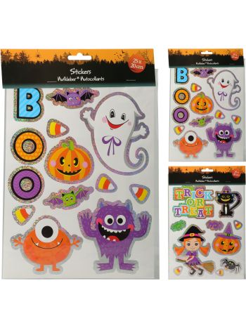 Halloween matrica 2 féle mixelve- méret: 25x20 cm- anyag: papír (921)