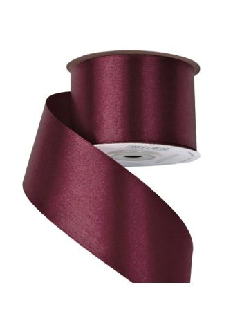 Szatén szalag 50mm x 22.86m - Wine red