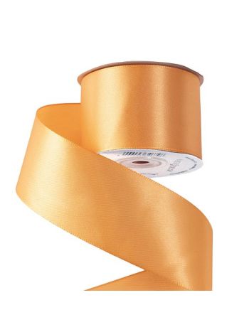 Szatén szalag 50mm x 22.86m - Pasztell narancs