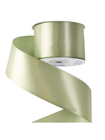 Szatén szalag 50mm x 22.86m - Vintage zöld