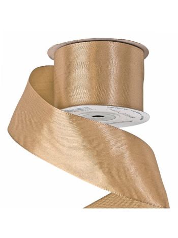 Szatén szalag 50mm x 22.86m - Barna