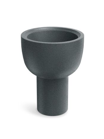 MOLTA VIRÁGCSERÉP ETHICK 40V MOLTA ROUND - VILÁGOS GRÁNITSZÜRKE 400x400x500