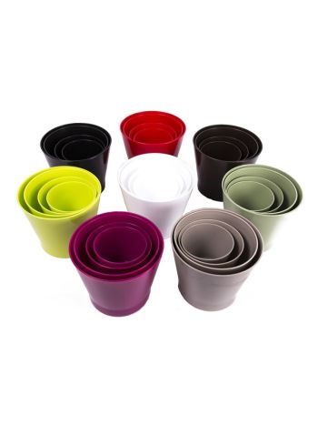 Zinnia 95  kaspó - fehér