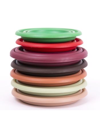 Dália 204 virágedény alátét - hazelnut