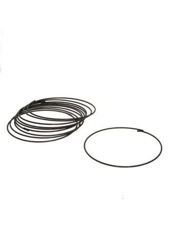 Karika fém 40 cm fekete S/10 1,15 kg