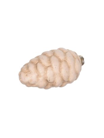 Toboz glitteres- porcelán- 7-3x4x4 cm- fehér- SSS