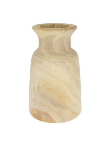 Váza fa 27x13 cm natúr