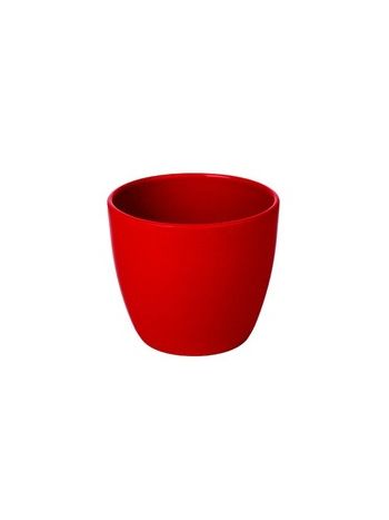 Base kerámia kaspó piros 13cm