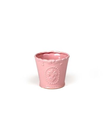 Bourbon kerámia kaspó rózsaszín 12,5x11cm