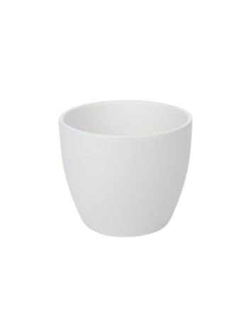 Base kerámia kaspó matt vanília 8cm
