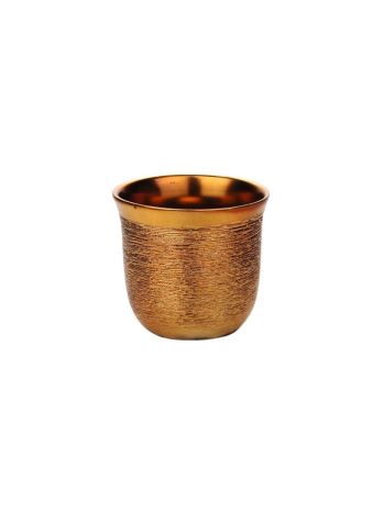 Nizza kerámia kaspó arany 8x6-5cm