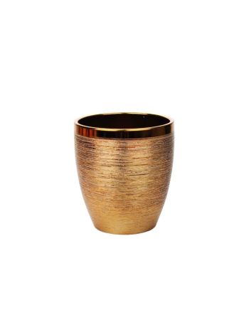 Nizza orchidea váza arany 15-5x14cm