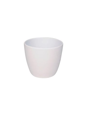 Base kerámia kaspó matt fehér 32cm