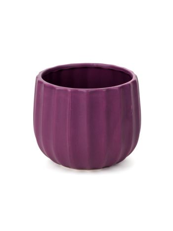 Deco kerámia kaspó matt lila 8x7-5cm