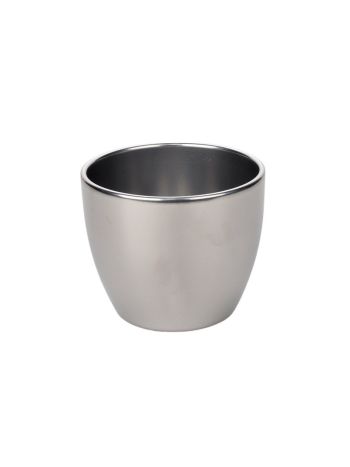 Base kerámia kaspó króm 9cm