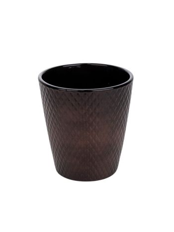 Harlekin orchidea váza bronz 14cm