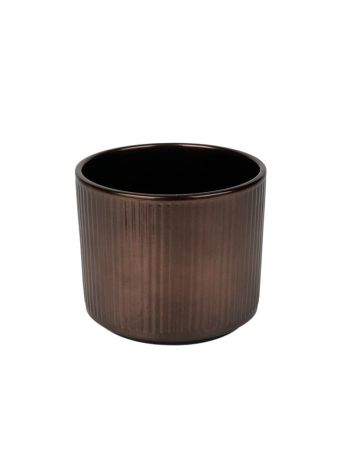 Stripes hengerkaspó bronz 14cm