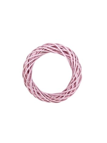 fonott koszorúalap rózsaszín25x5cm