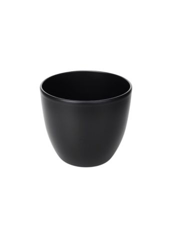 Base kerámia kaspó matt antracit 17cm