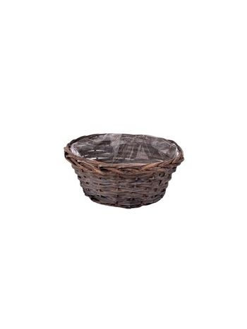 hasított fa tál szürke 24x10cm