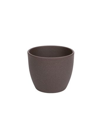 Base struktur kerámia kaspó matt tópszín 15cm