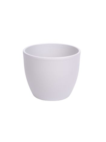 Base struktur kerámia kaspó matt világosszürke 36cm 909/36-2054