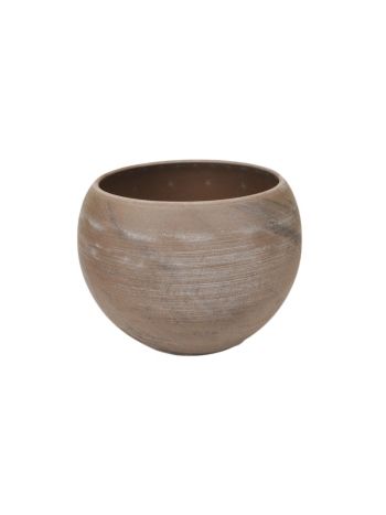 Luna vízálló agyagcserép bazalt 20cm alsó lyuk nélkül