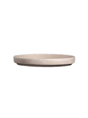 Grande vízálló agyag cserépalátét homokszín 24cm