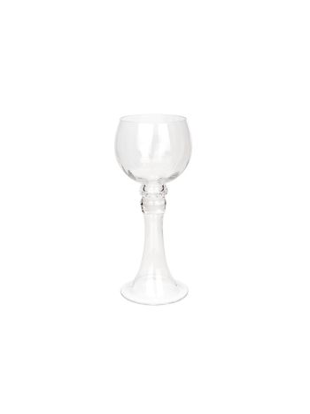 üveg kehely 12x30cm