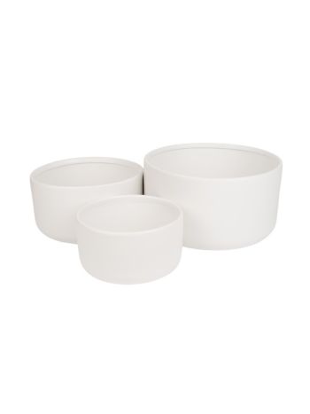 Halle kerámia tál szett fehér 30x16-5cm S3