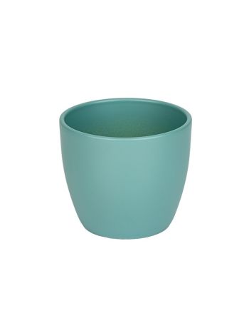 Base kerámia kaspó korallkék 13cm