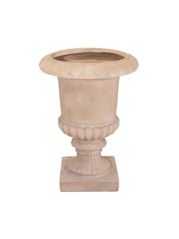 Yukon Relic kompozit növénytartó váza bézs 31x44cm