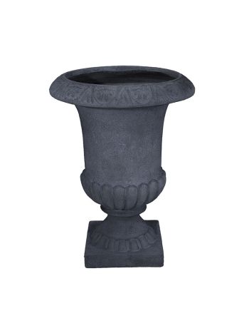 Yukon Relic kompozit növénytartó váza grafit 31x44cm