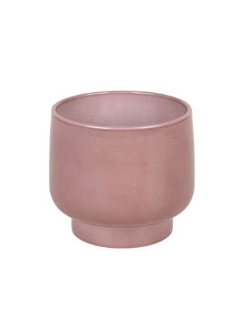 Krug kerámia kaspó fényes melange 17cm