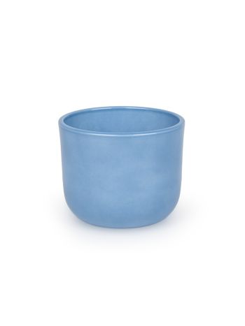 Ronan kerámia kaspó lakozott kék 16cm