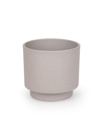 Milo Struktur kerámia kaspó szemcsés homokszín 14cm